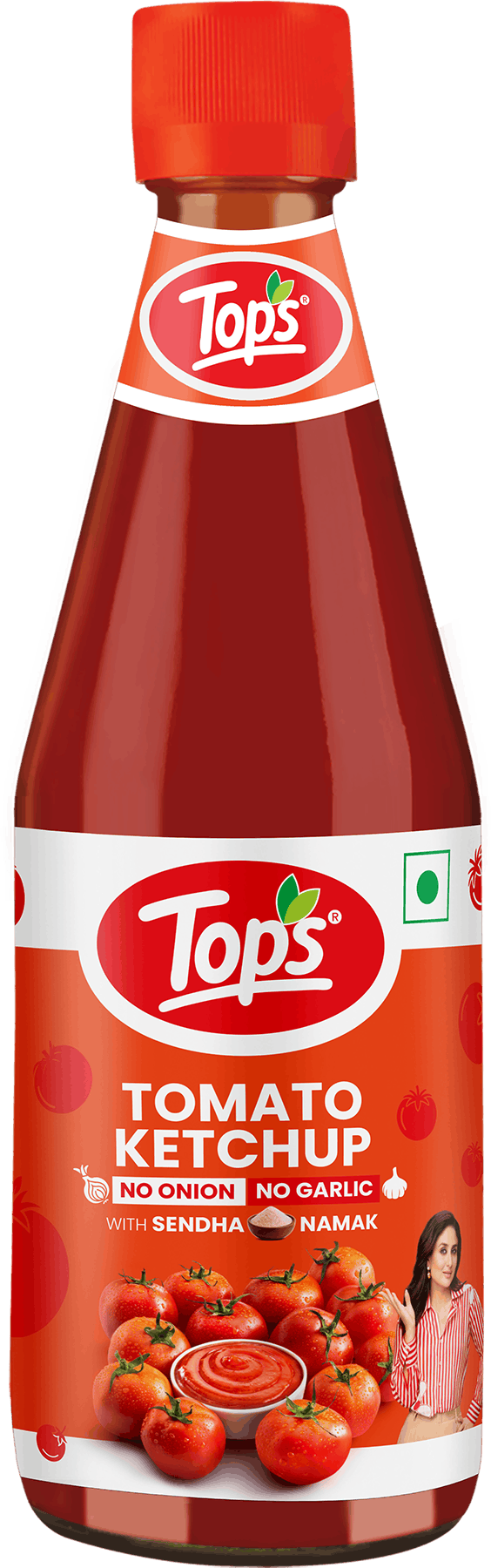 Tops Tomato Ketchup No Onion No Garlic 1 kg glass bottle